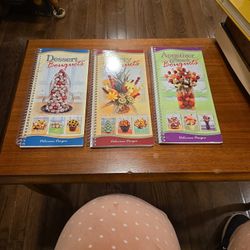 Booklets... ( 3 Of Them).Dessert Bouquets, Party Bouquets , Appetizers and Snacks