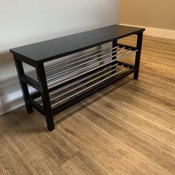 Bench With Shelves 