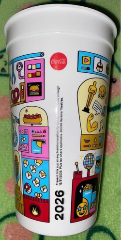 Harkins Theatres 2026 Coca-Cola Reusable Cup 👉$5 (New)👈