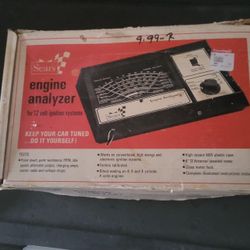Sears engine analyzer for 12 volt ignition systems