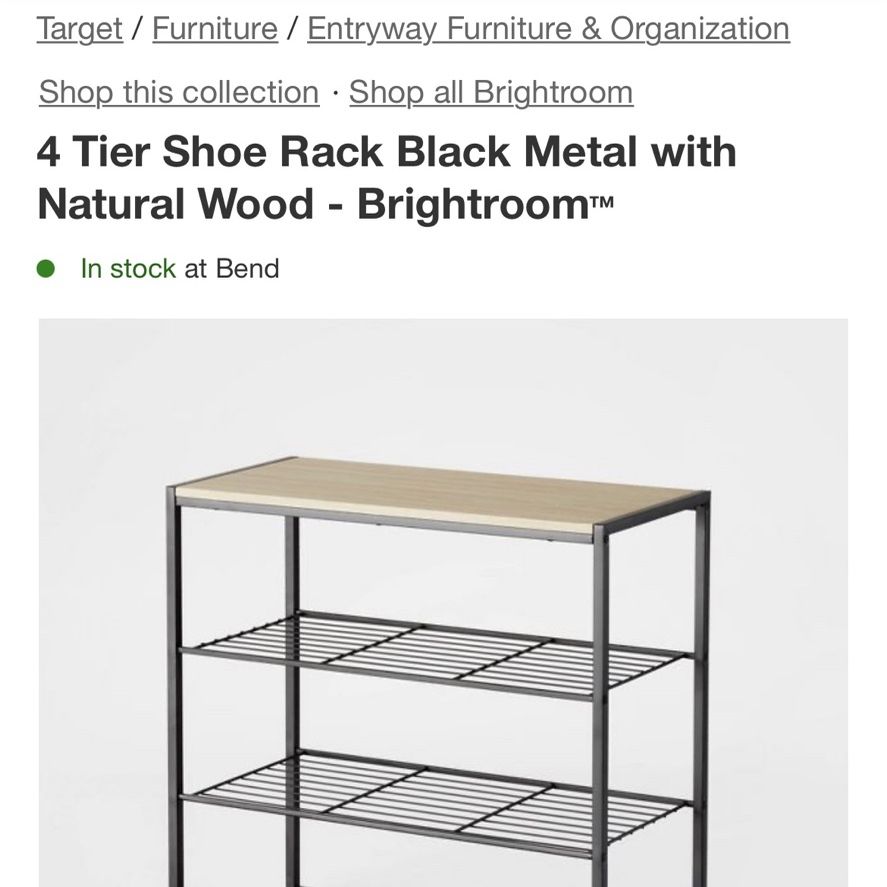 Target 4 Tier Shoe Rack for Sale in Brooks OR OfferUp