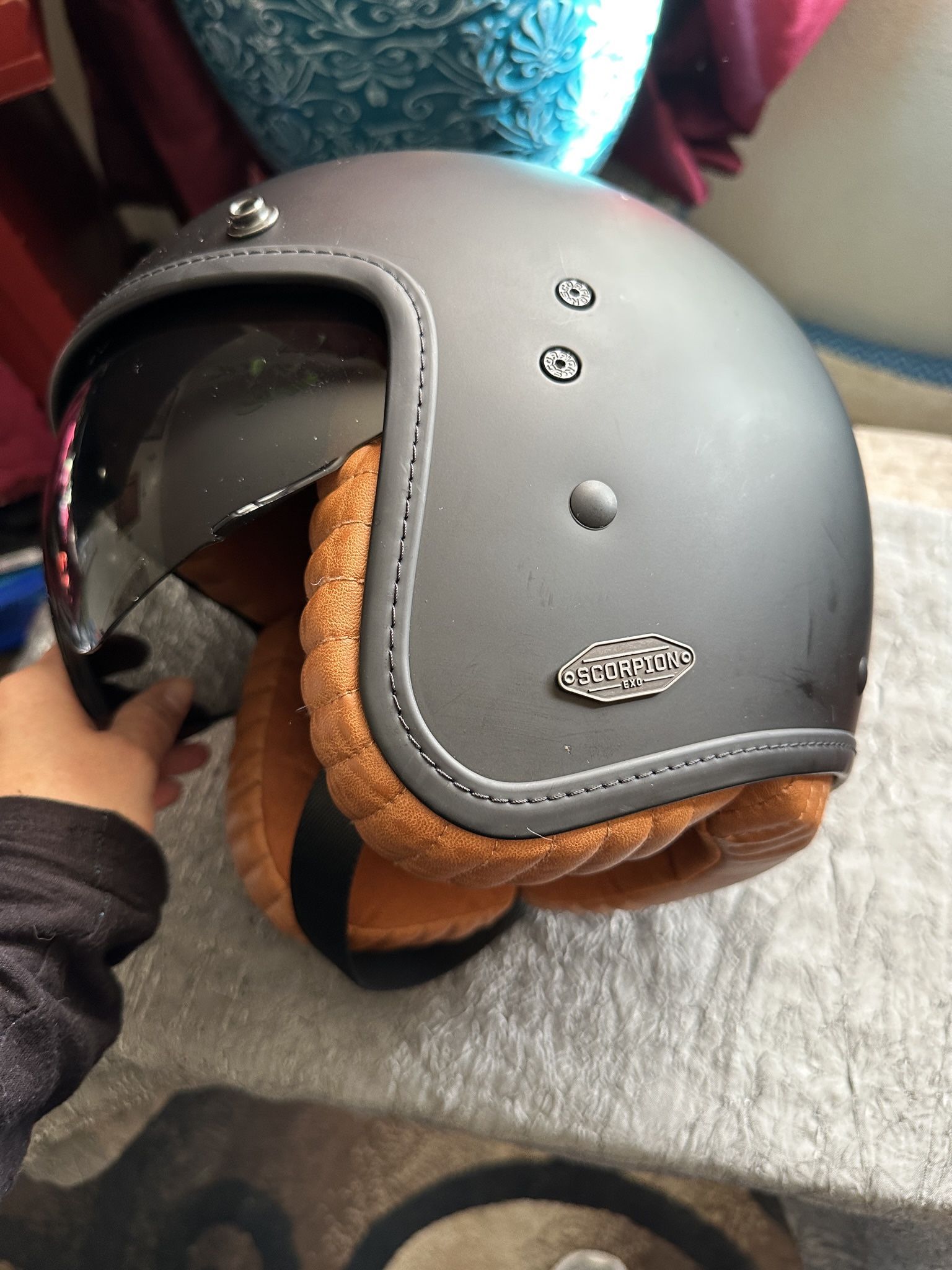 Bike Helmet Scorpion Belfast Evo Luxe Matt Black