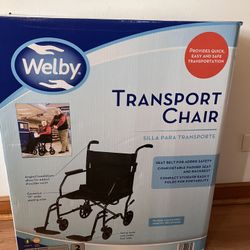 Welby Transport Chair NEVER USED/NEVER OPENED