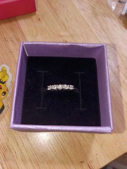 Solid 925 lab grown diamond ring