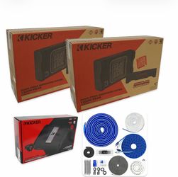 NEW FULL BASS PACKAGE KICKER L7t 12” installed fit single and crew cab trucks