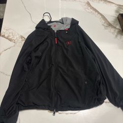 pyscho bunny jacket with two sides and the size is L