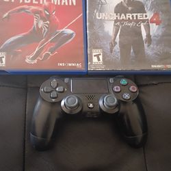 PS4 Spiderman And Uncharted 