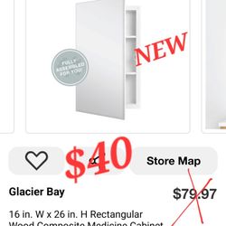  Medicine Cabinet with Mirror