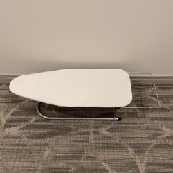 SMALL PORTABLE TABLETOP IRONING BOARD w/RETRACTABLE IRON CADDY - price is firm as posted.