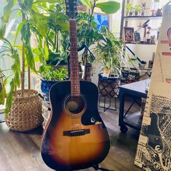 Epiphone acoustic and accessories