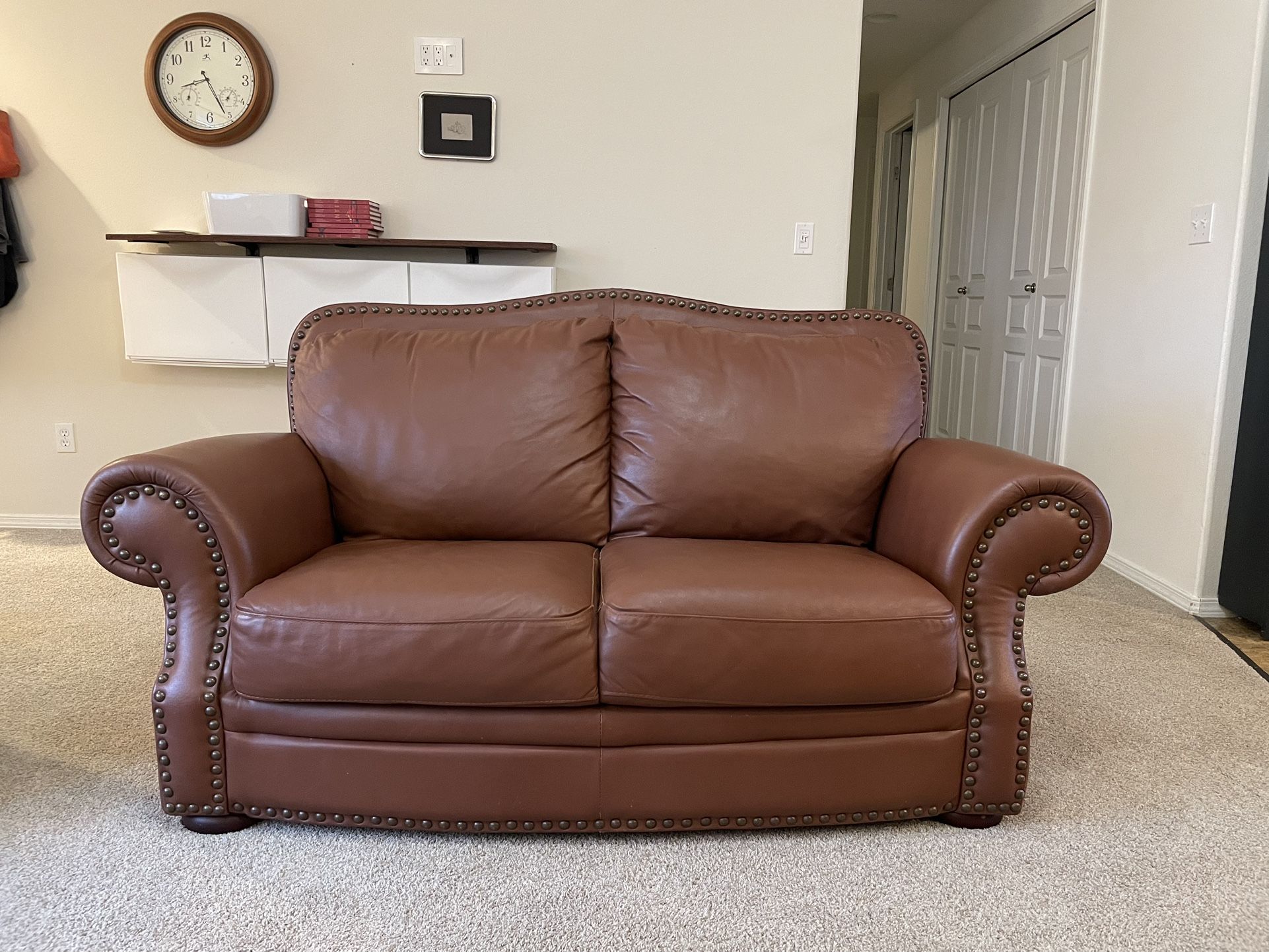 Leather Loveseat Couch