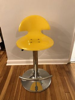 Yellow Modern Bar Stool