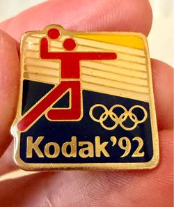 Kodak 1992 Olympic Games Volleyball Pin