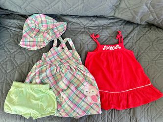 Baby Girl Dresses - 6-12 months