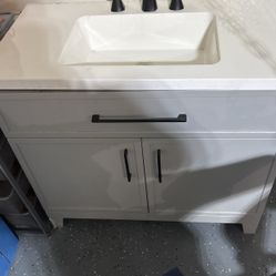 Vanity With Faucet