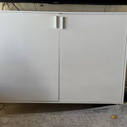 IKEA White Storage Cabinet Or Sideboard 