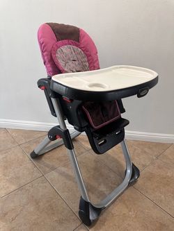 Graco Baby High Chair Pink Brown