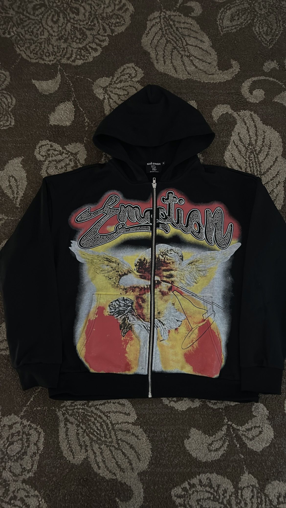 Medium Black/Red Mixed Emotion Jacket