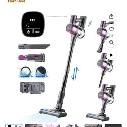  Cordless Stick Vacuum Cleaner Lightweight for Pet Hair Led Display Screen M600 New
