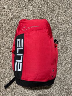 Nike Elite Backpack Red and Black