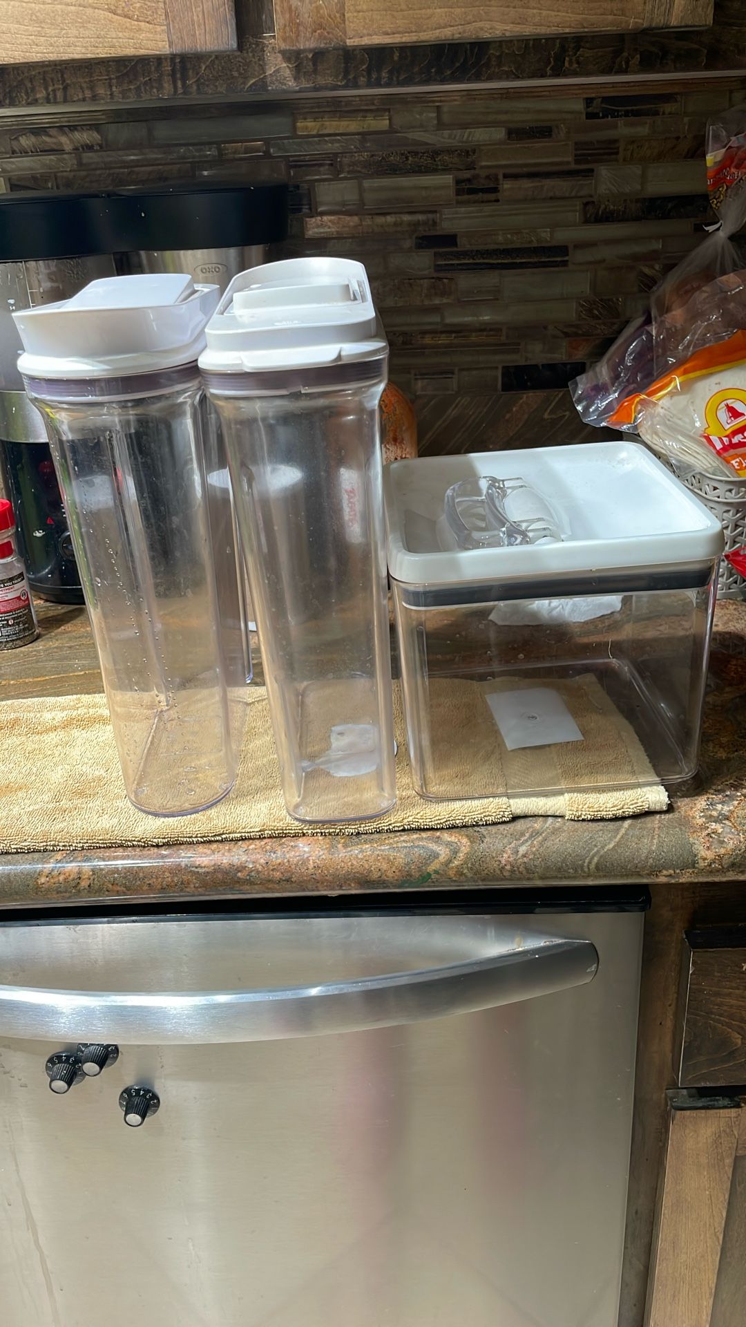 I said three containers they used, but they’re in good shape good condition three of them for $10