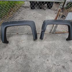GMC Truck 07-15 Or Chevy Truck 14-15 Fender Flares Front And Rear "HARDWARE NOT INCLUDED"
