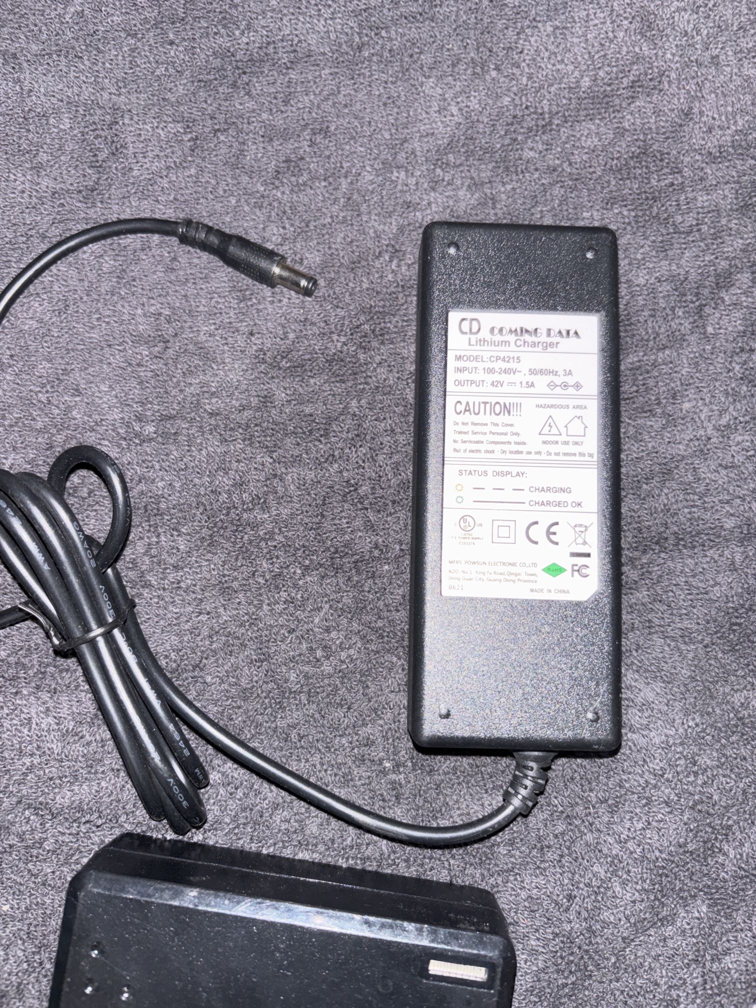 Coming Data Lithium Charger, model CP4215