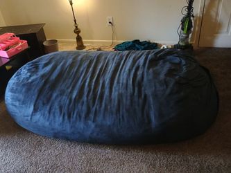 Le Pouf Extra Large Navy Blue Bean Bag