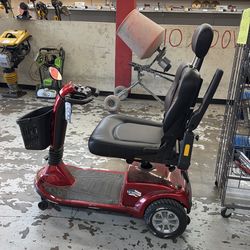 Riding scooter with key and charger