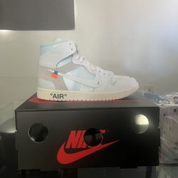 VAA Virgil Abloh Archive Jordan 1 Alaska Size 8 Damaged Box