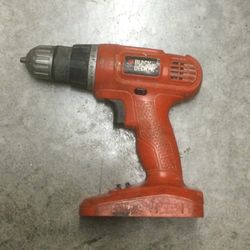 BLACK + DECKER 24V CORDLESS DRILL **BARE TOOL** 24  VOLT B&D