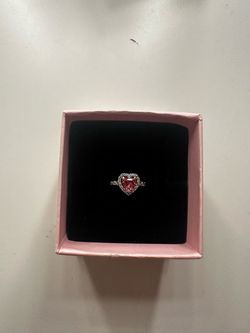 Pink Pandora Ring Size 6  (With receipt)