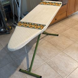 Ironing board with new cover