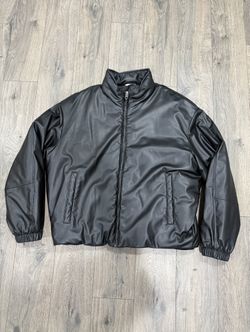 Zara Black Bomber Jacket Size XL