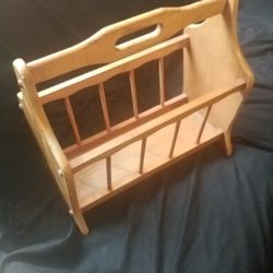Wooden Book Rack