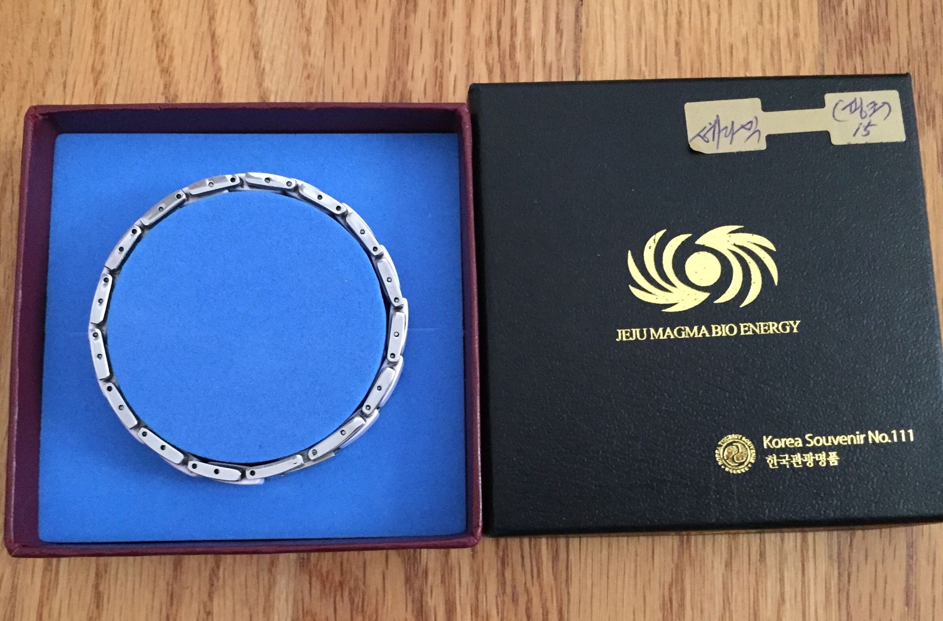 Korean Jeju Magma Bioenergy bracelet