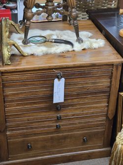 Antique Stamp Box VERY Nice For Its Age