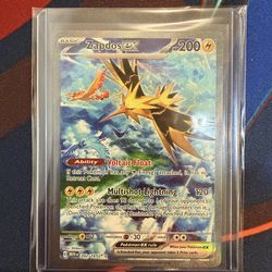 Pokemon: Zapdos ex • SV 151 • 202/165