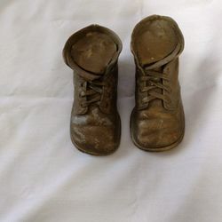 Antique Decorative Baby Boots 