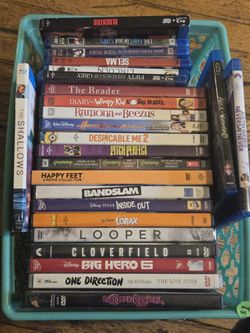 20 Nice movies, DVD's and blue rayes.