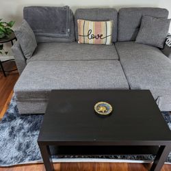 Sleeper Couch 85" and Coffee Table 