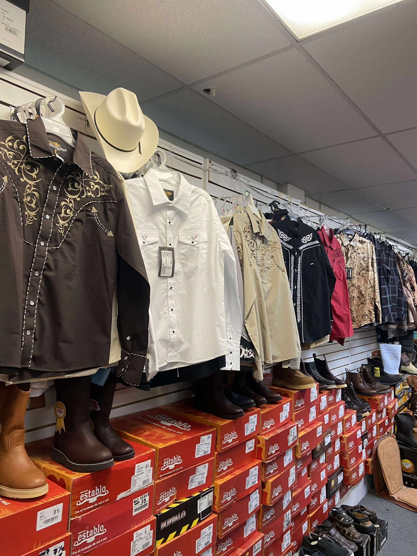 Camisas Vaqueras y Charras para hombre