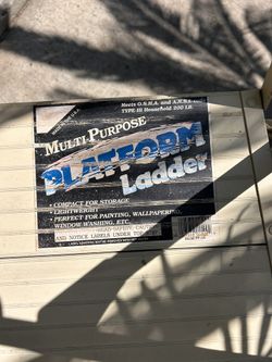 Ladder - Platform Multi Purpose
