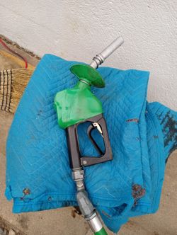 Diesel Pump Handle With Hose Attachment.