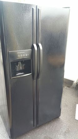 Black refrigerator