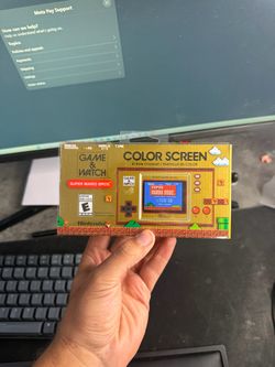 Nintendo Game & Watch Super Mario Bros Color Screen Handheld – New Sealed