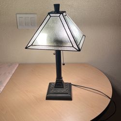 Glass Side Lamp