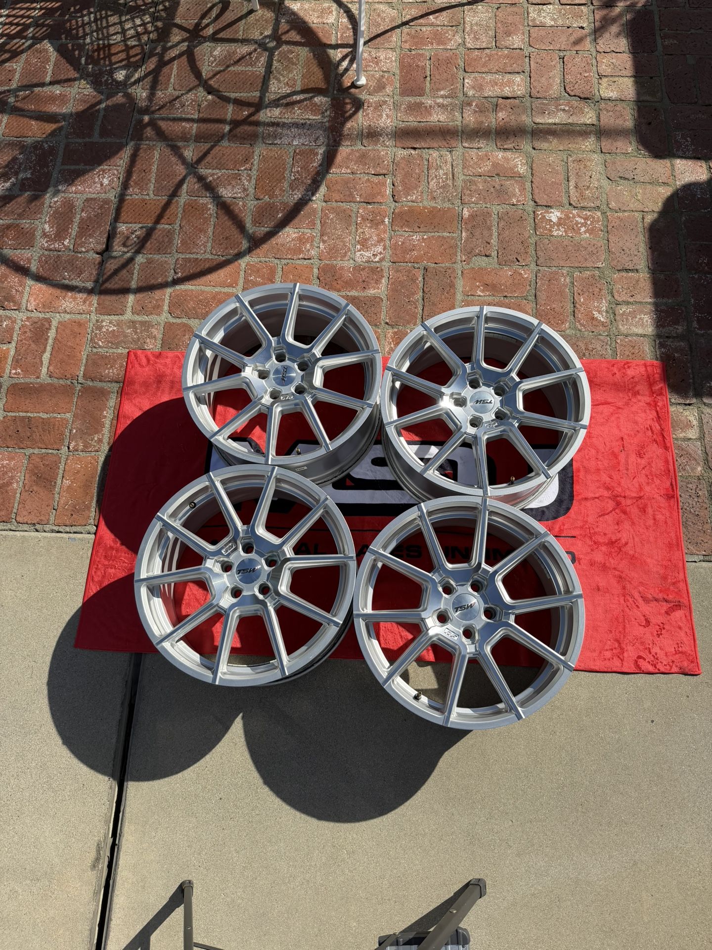 TSW 19×8.5 Chrome Rotary Forged Wheels – Excellent Condition