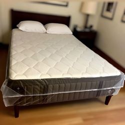 Queen Size Stearns Foster Pillow Top LUX ESTATE MOORE 14” inches Thick Firm Mattress New From Factory Delivery Same Day 