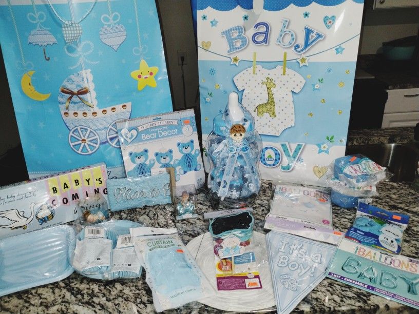 Baby Boy Baby shower Decor